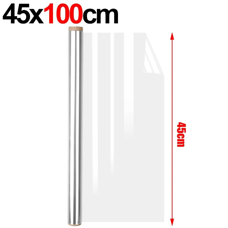 Electrostatic Transparent Wall Protective Film – Waterproof & Dirt-Resistant (Non-Adhesive)