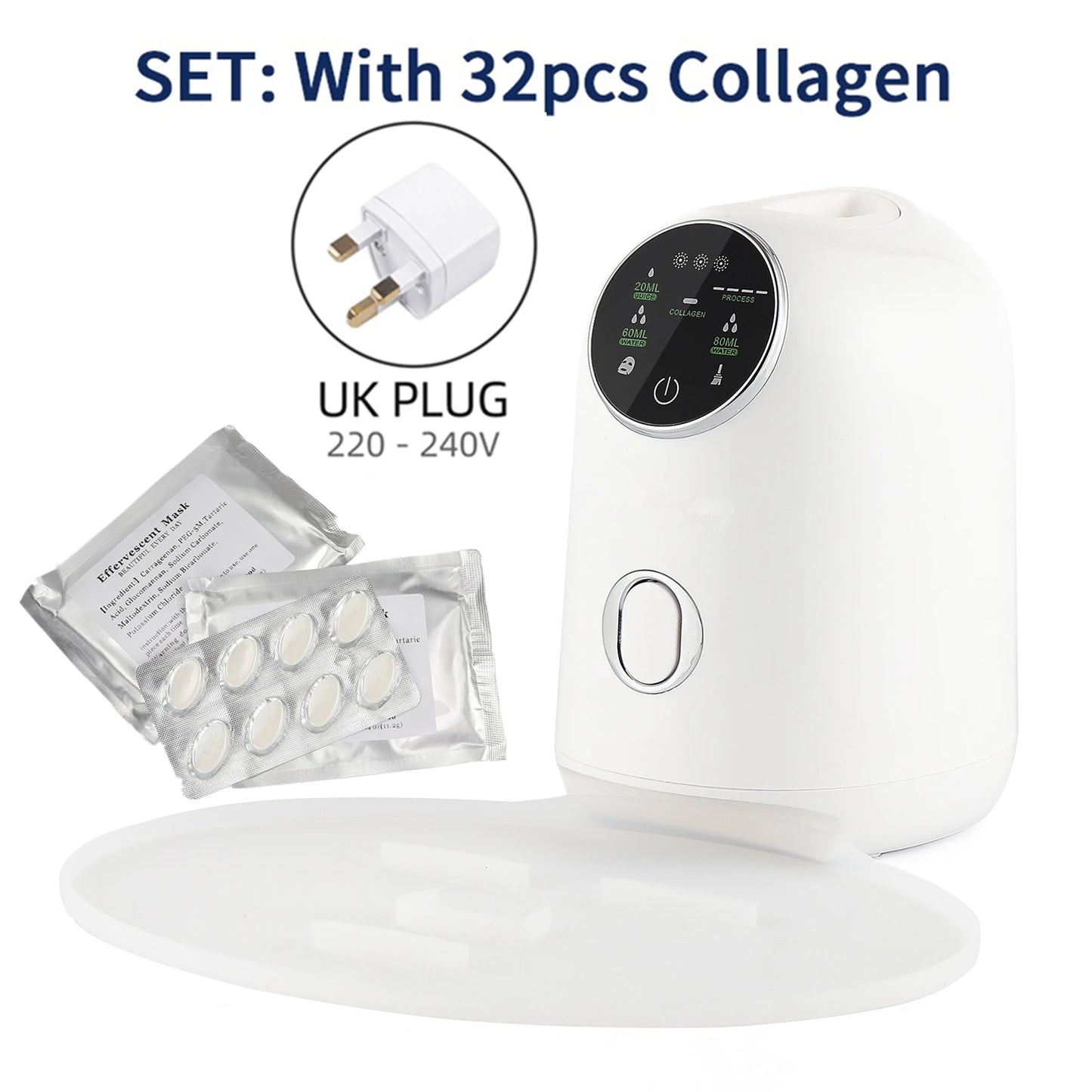 Foreverlily DIY Facial Mask Machine | Automatic Home Mask Maker for Fruit, Vegetable & Milk Masks