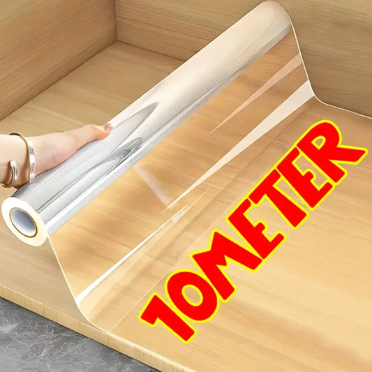 Electrostatic Transparent Wall Protective Film – Waterproof & Dirt-Resistant (Non-Adhesive)