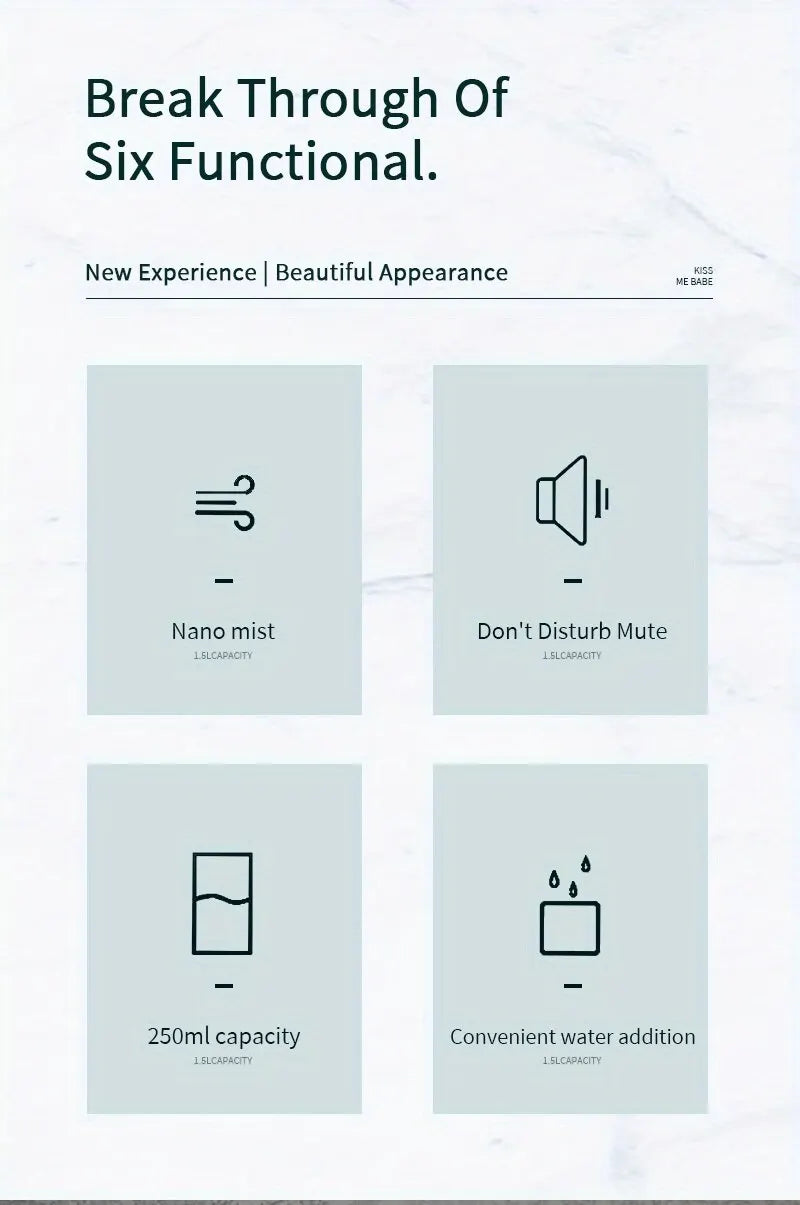 250ML Car Air Humidifier | Portable USB Mini Mist Diffuser with LED Light for Bedroom & Travel